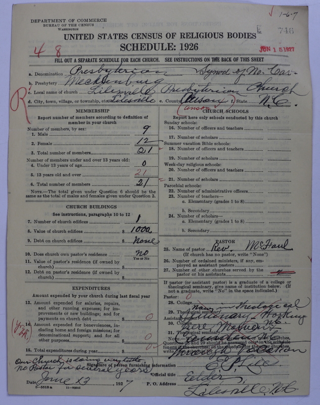 Scan of Presbyterian Church in the United States: 746