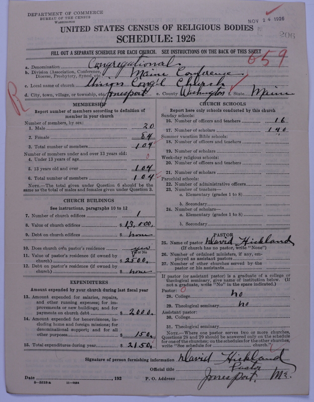 Scan of Congregational Churches: 206
