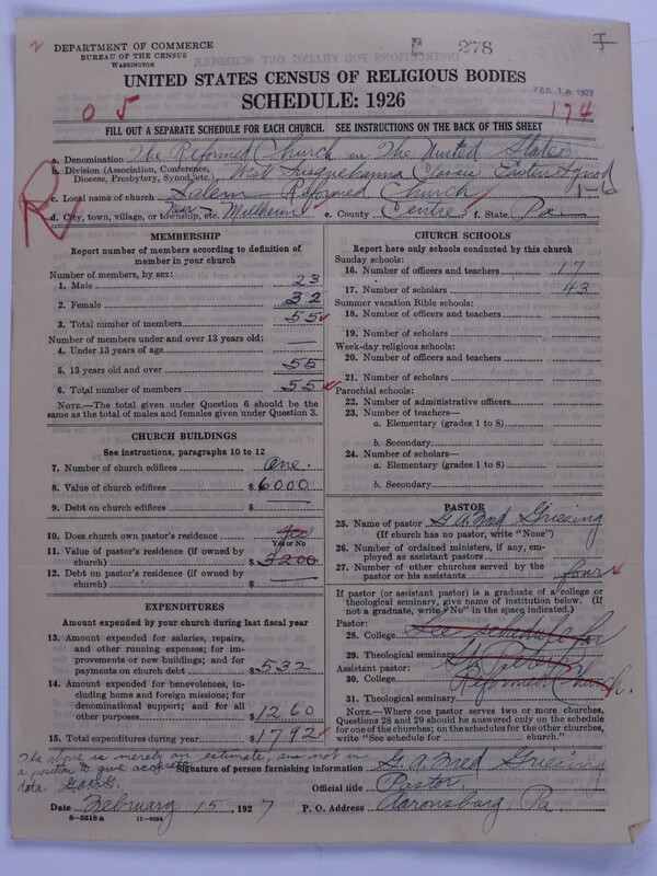Scan of Reformed Church in the United States: 278