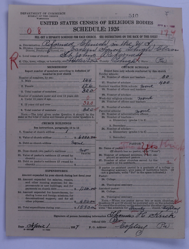Scan of Reformed Church in the United States: 509