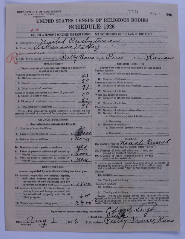 Scan of United Presbyterian Church of North America: 770