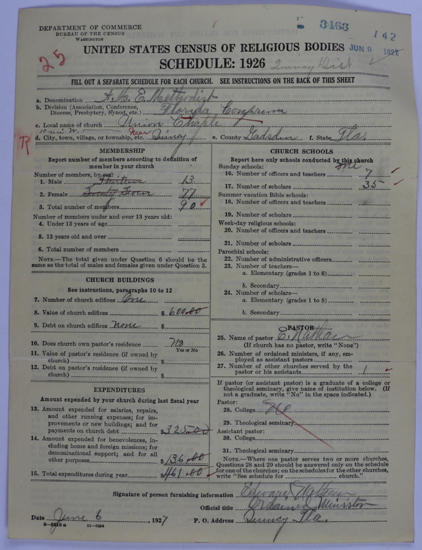 Scan of African Methodist Episcopal Church: 3463
