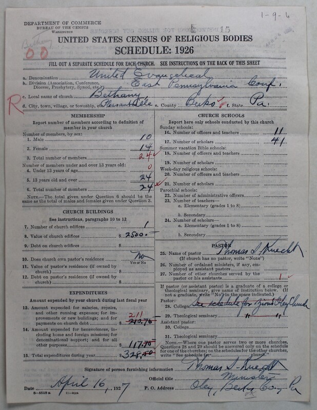 Scan of Evangelical Congregational Church: 15