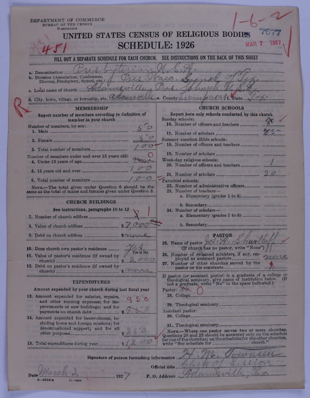 Scan of Presbyterian Church in the United States of America: 7677
