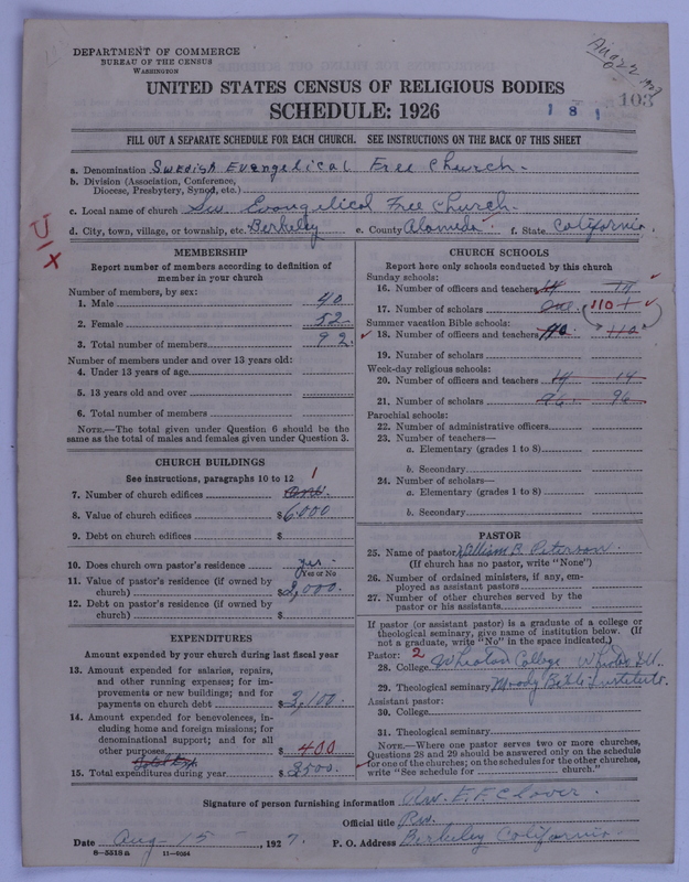 Scan of Swedish Evangelical Free Church of the United States of America: 103