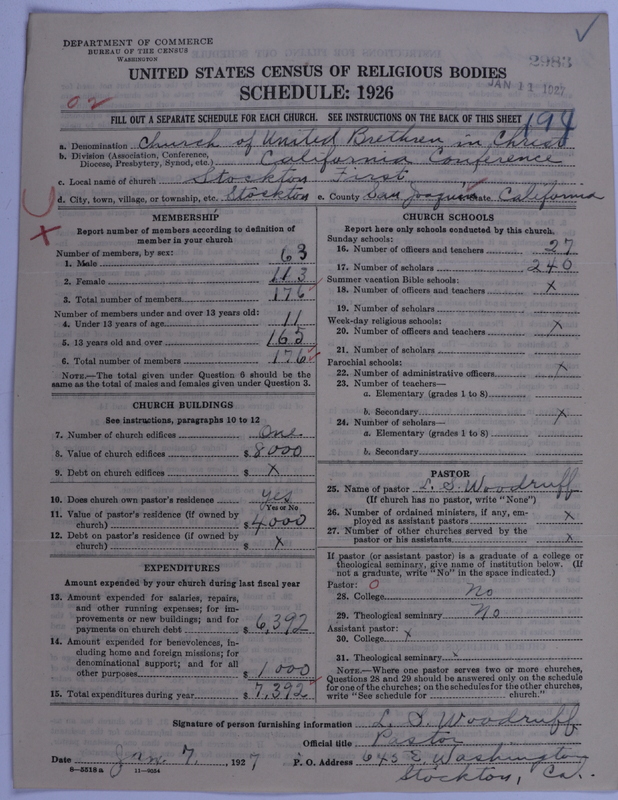 Scan of Church of the United Brethren in Christ: 2983