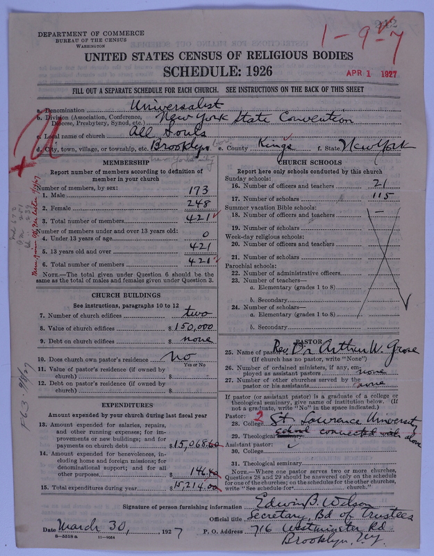 Scan of Universalist Church: 242