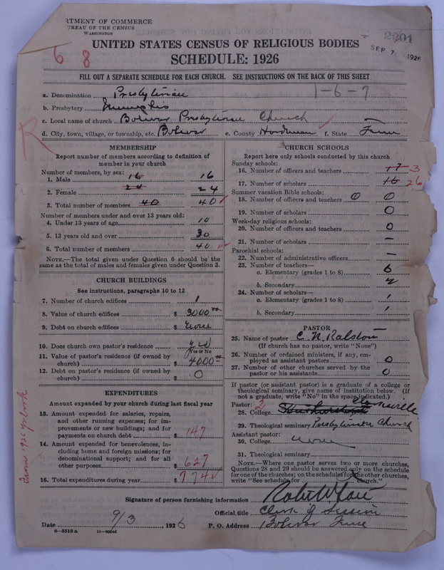 Scan of Presbyterian Church in the United States: 2201