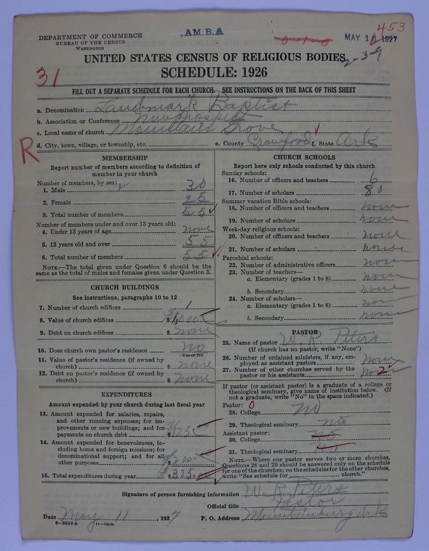 Scan of Landmark Baptist of America: 453