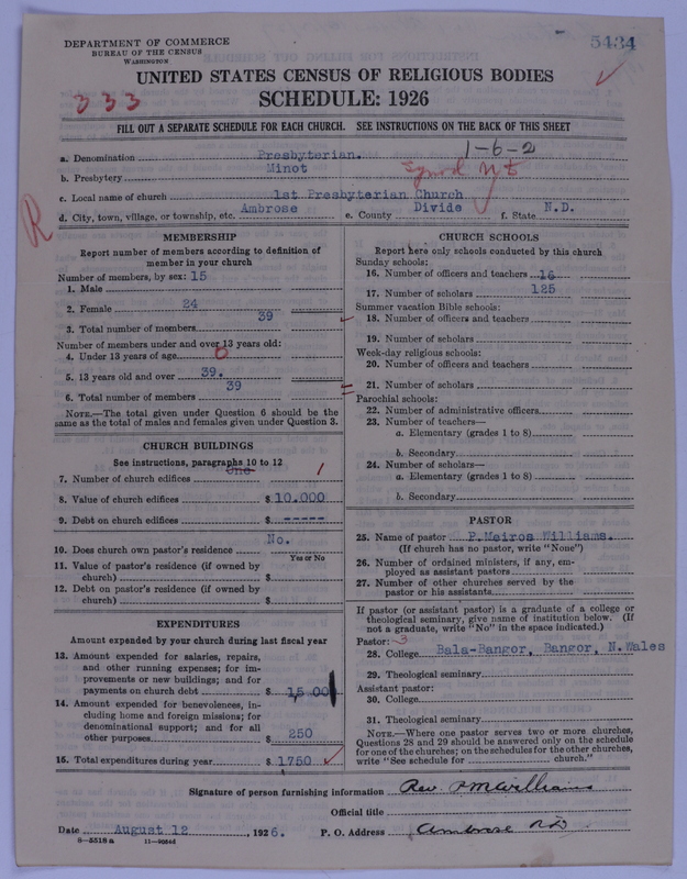 Scan of Presbyterian Church in the United States of America: 5434