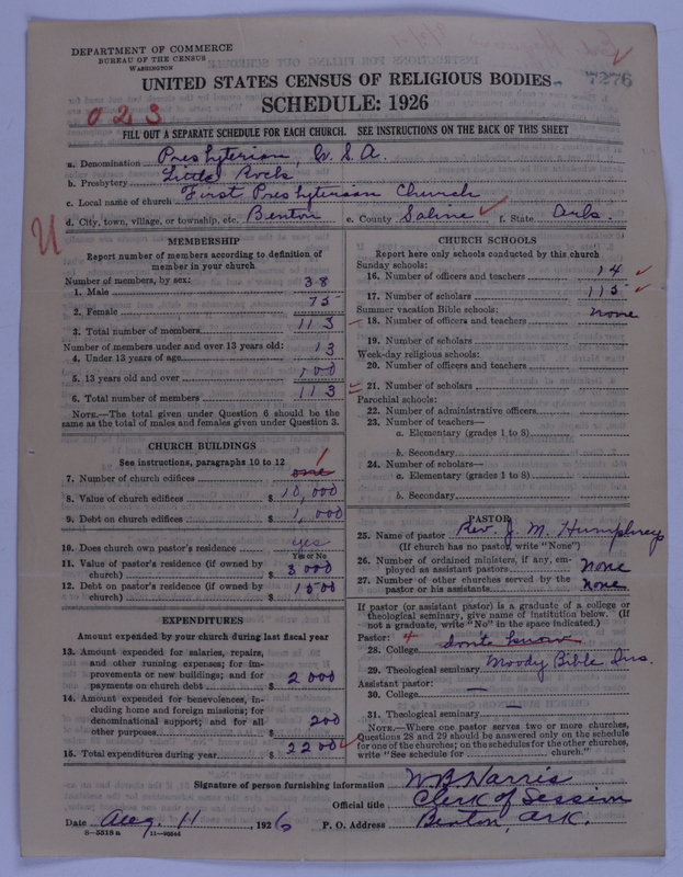 Scan of Presbyterian Church in the United States of America: 7276