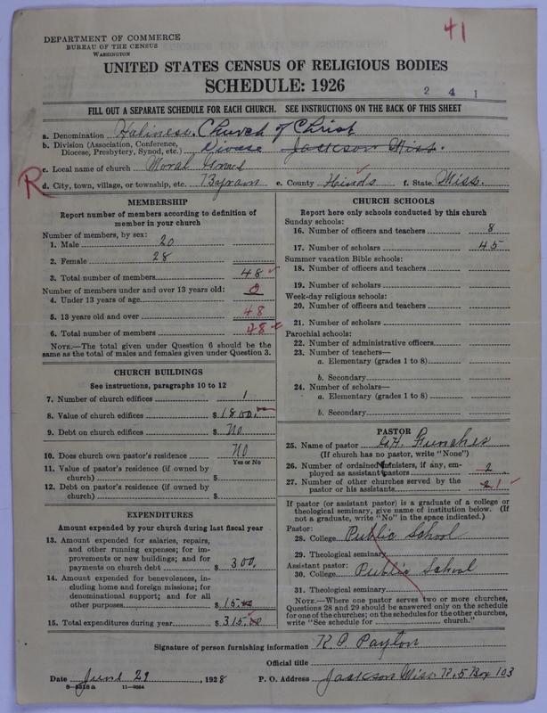 Scan of Church of Christ (Holiness) U.S.A.: 41