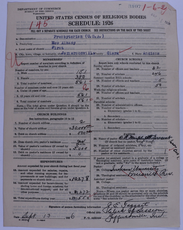 Scan of Presbyterian Church in the United States of America: 3107