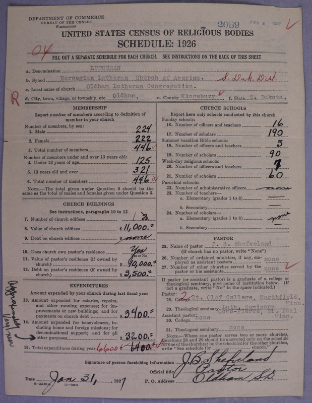 Scan of Norwegian Lutheran Church of America: 2089