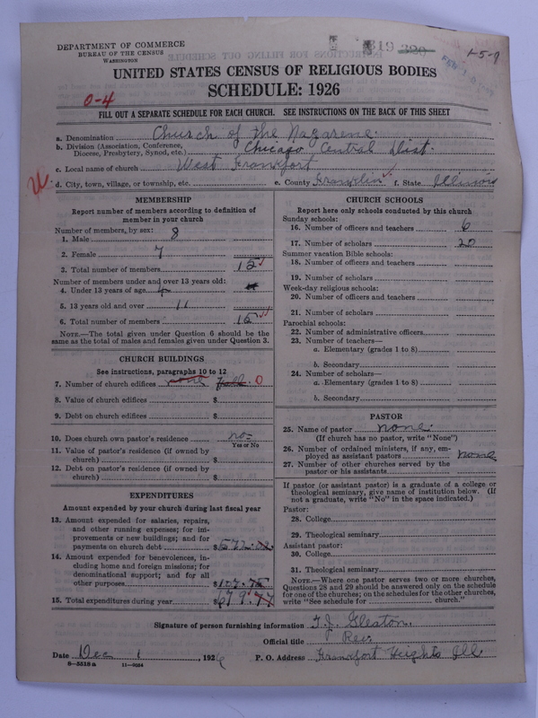 Scan of Church of the Nazarene: 319