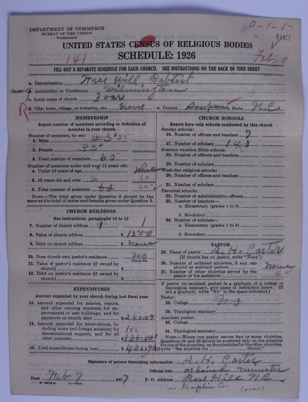Scan of Free Will Baptists: 403
