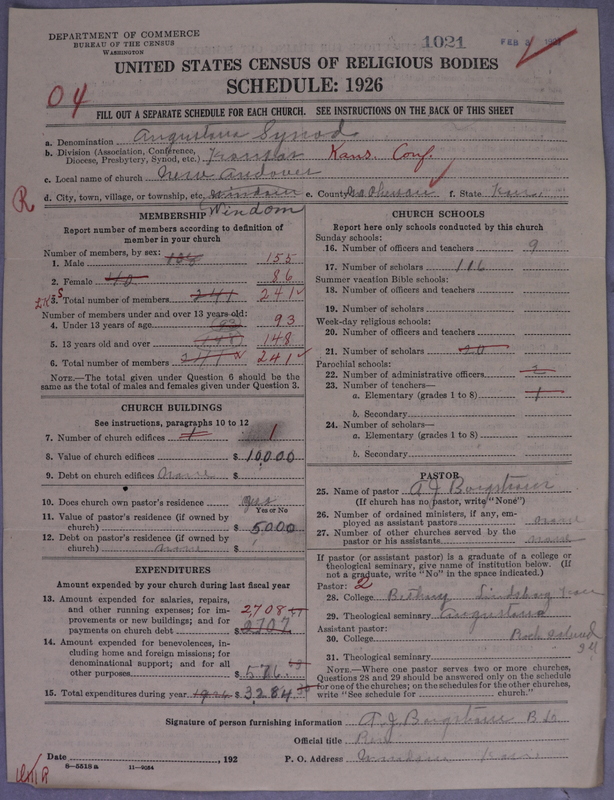 Scan of Evangelical Lutheran Augustana Synod of North America: 1021