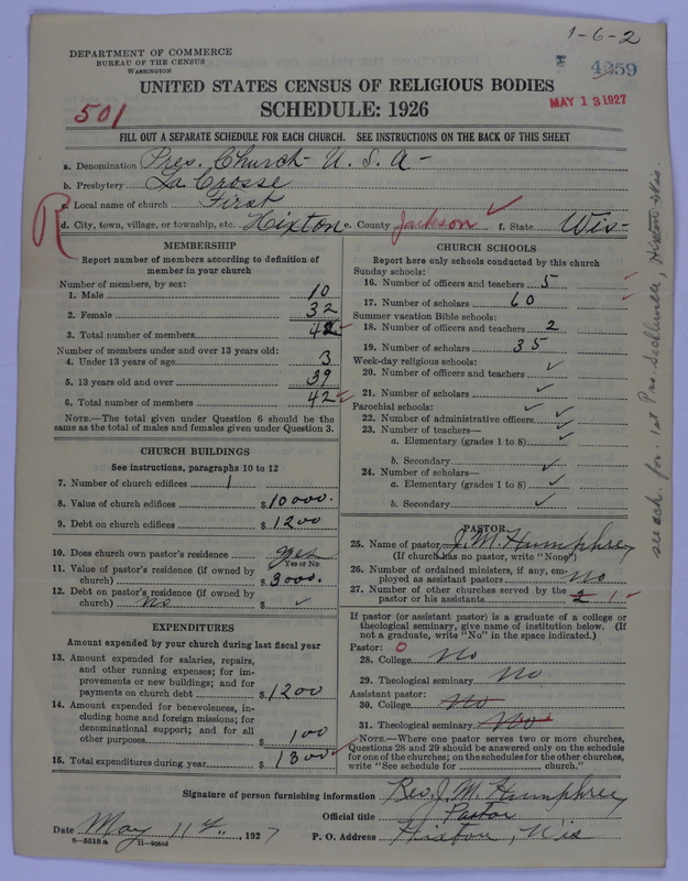 Scan of Presbyterian Church in the United States of America: 4259