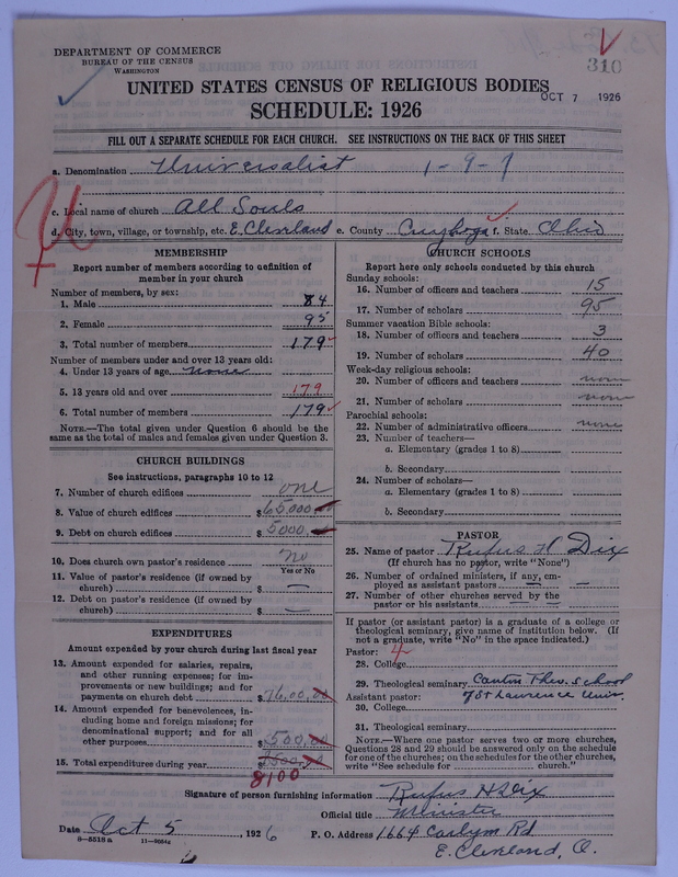 Scan of Universalist Church: 310