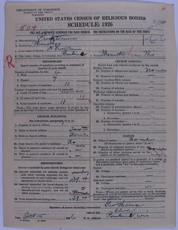 Scan of Presbyterian Church in the United States of America: 4288