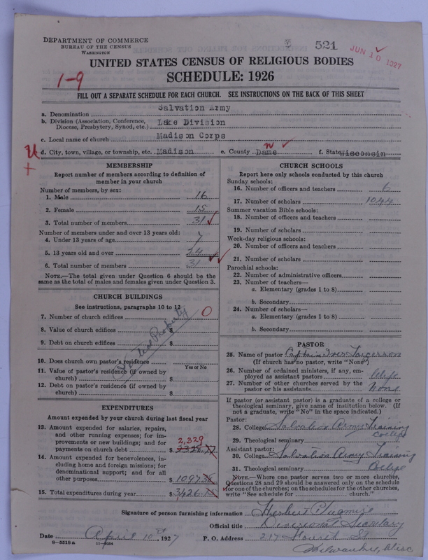 Scan of Salvation Army: 521