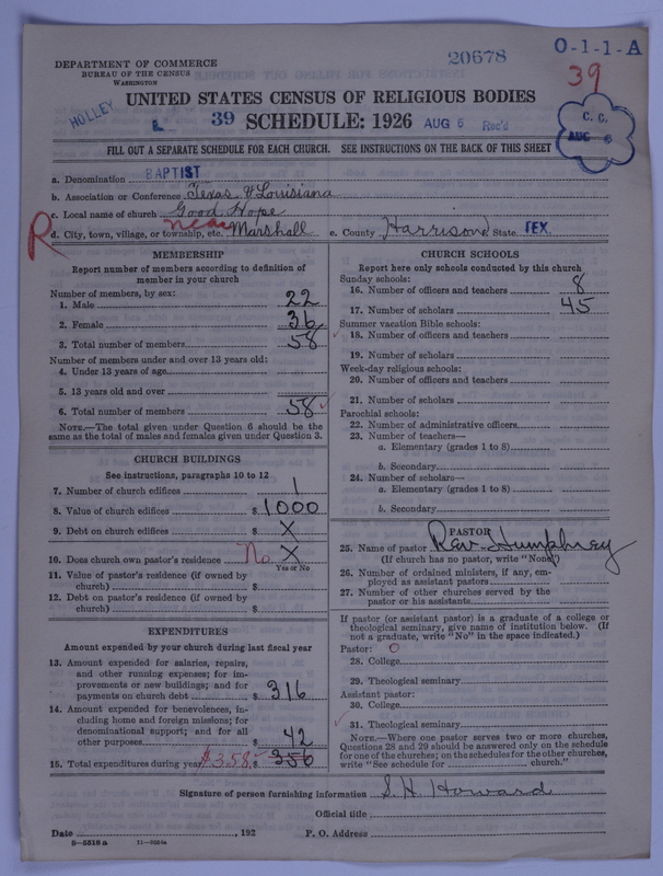 Scan of Negro Baptists: 20678