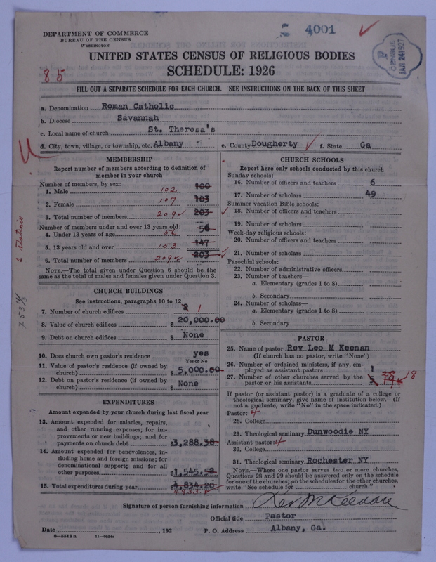 Scan of Roman Catholic Church: 4001