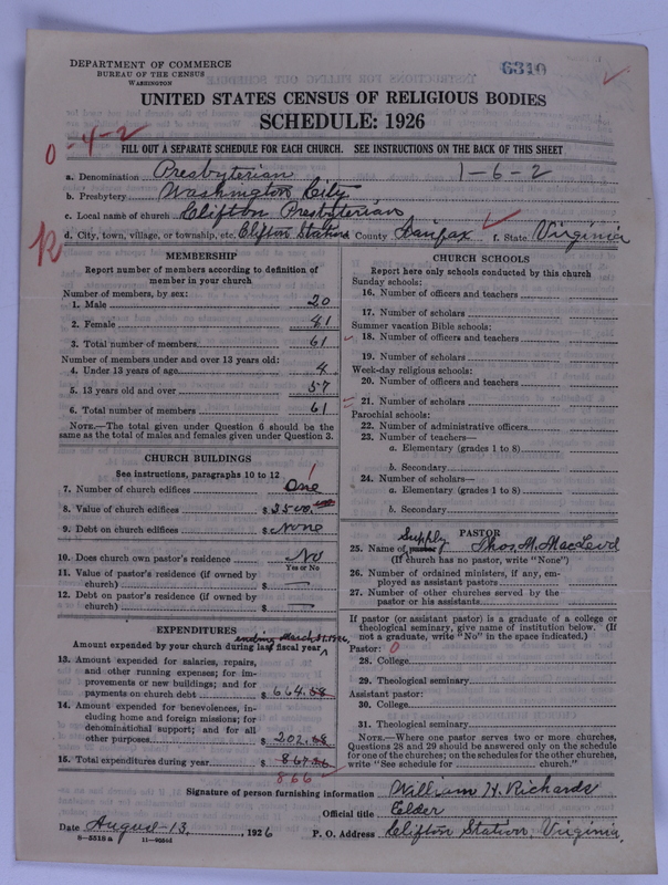 Scan of Presbyterian Church in the United States of America: 6310