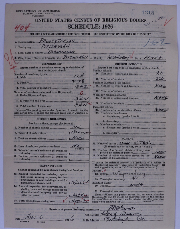 Scan of Presbyterian Church in the United States of America: 1318