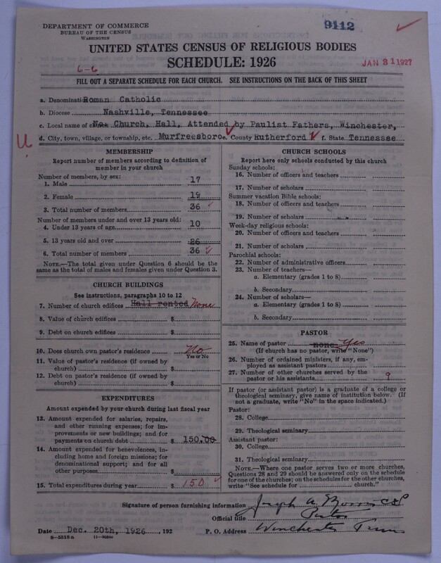 Scan of Roman Catholic Church: 9112