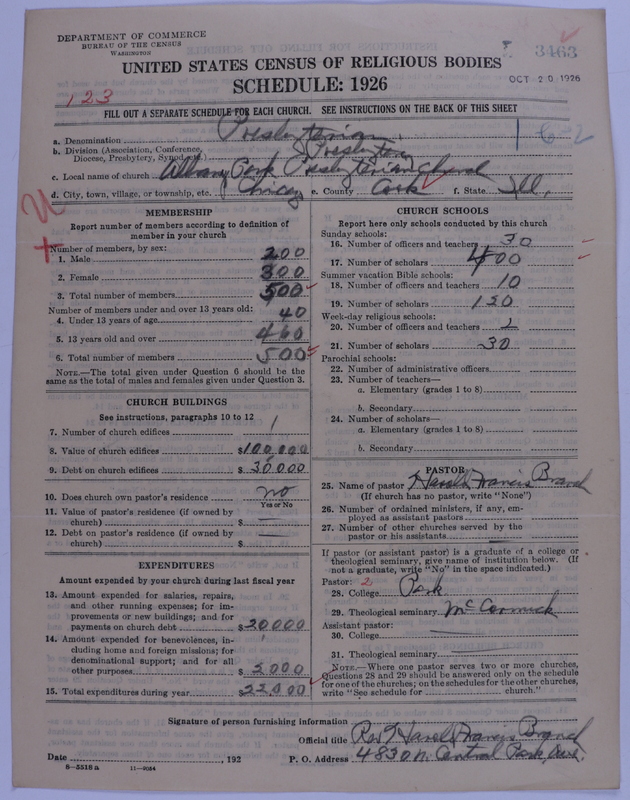 Scan of Presbyterian Church in the United States of America: 3463