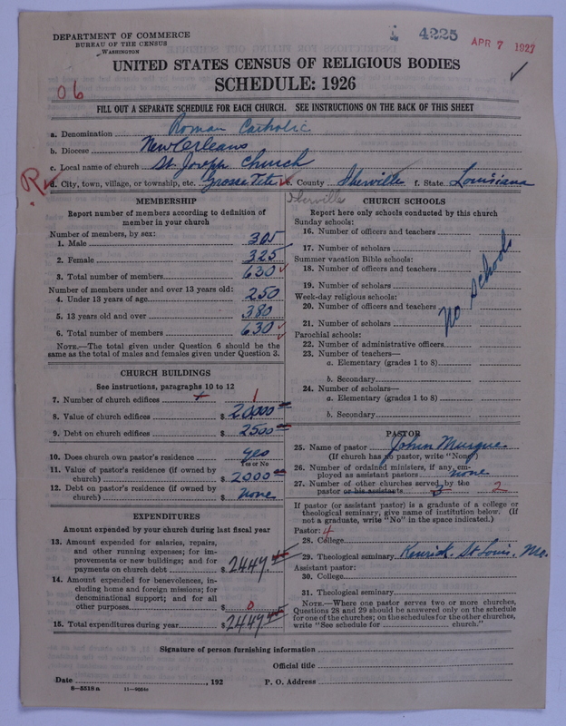 Scan of Roman Catholic Church: 4225