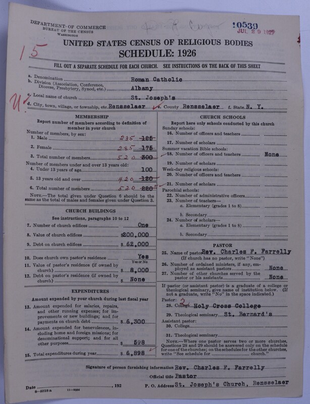 Scan of Roman Catholic Church: 10539