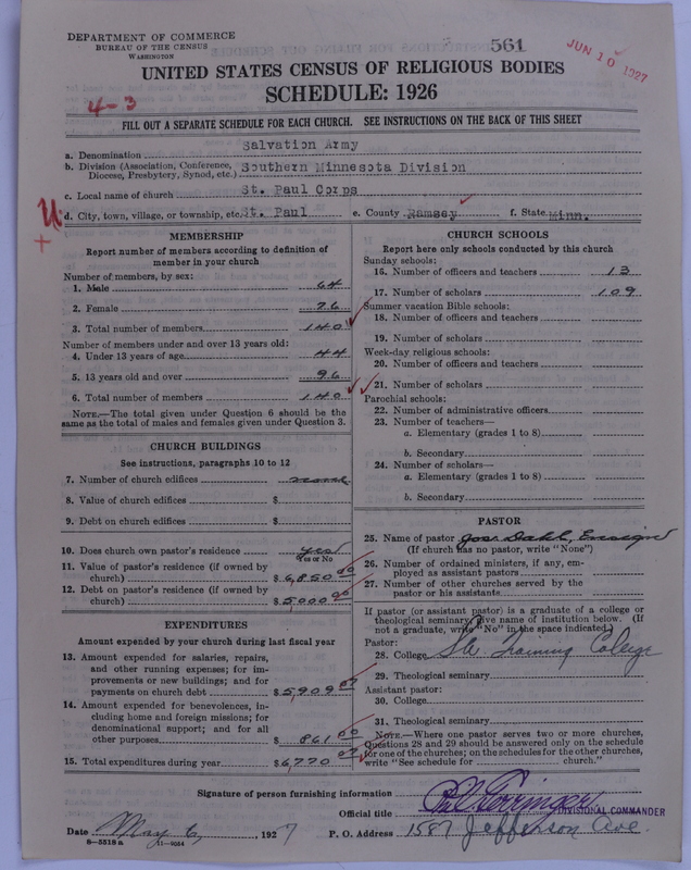 Scan of Salvation Army: 561
