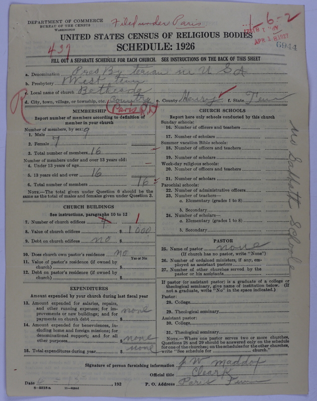 Scan of Presbyterian Church in the United States of America: 6944