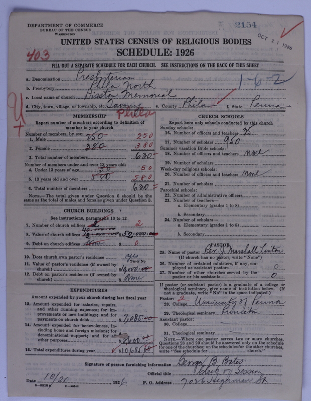 Scan of Presbyterian Church in the United States of America: 2154