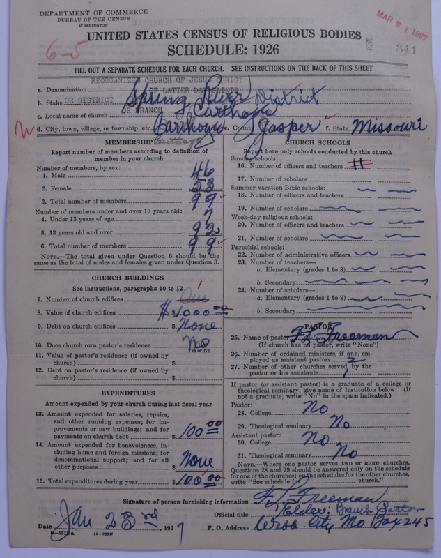 Scan of Reorganized Church of Jesus Christ of Latter Day Saints: 341