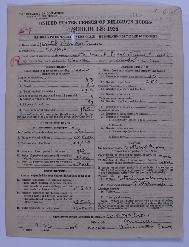 Scan of United Presbyterian Church of North America: 715