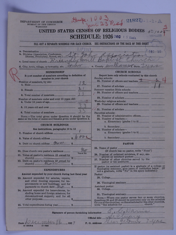 Scan of Negro Baptists: 21827