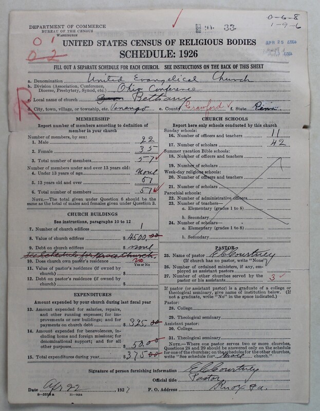 Scan of Evangelical Congregational Church: 33
