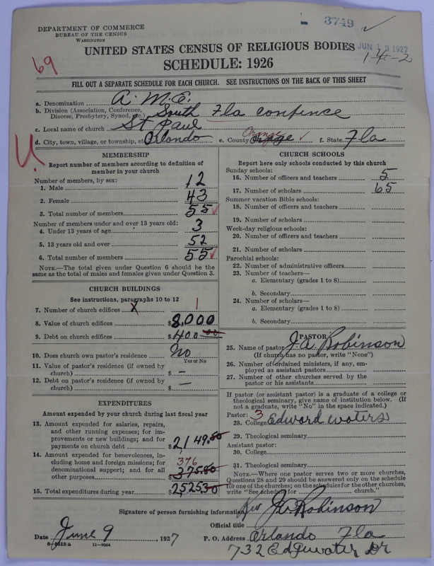 Scan of African Methodist Episcopal Church: 3749