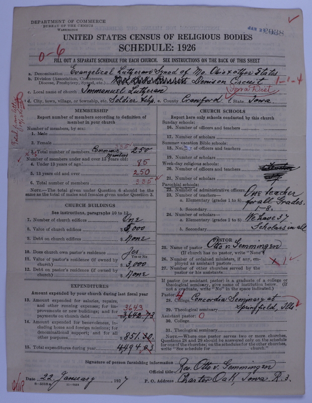 Scan of Evangelical Lutheran Synodical Conference of America: Evangelical Lutheran Synod of Missouri, Ohio, and Other States: 2038