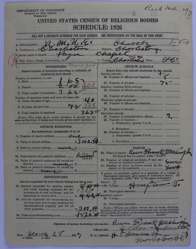Scan of Reformed Methodist Union Episcopal Church: 13