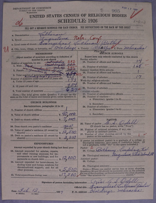 Scan of Evangelical Lutheran Augustana Synod of North America: 995