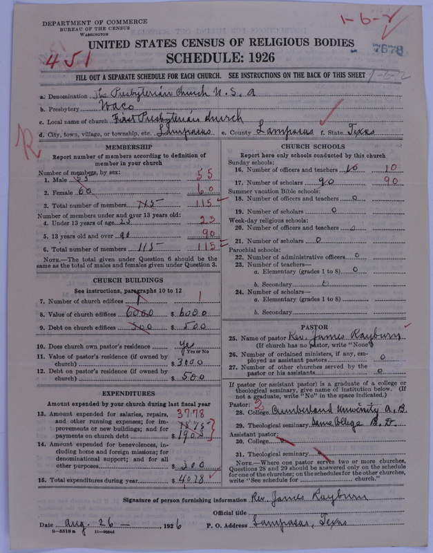 Scan of Presbyterian Church in the United States of America: 7678