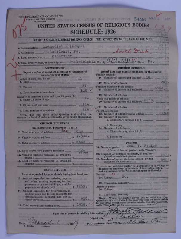 Scan of Methodist Episcopal Church: 5426