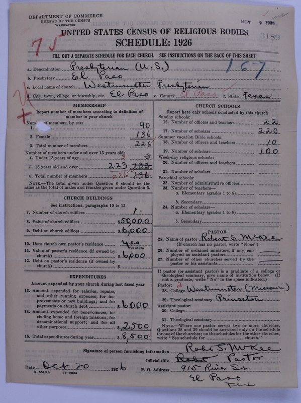 Scan of Presbyterian Church in the United States: 3189