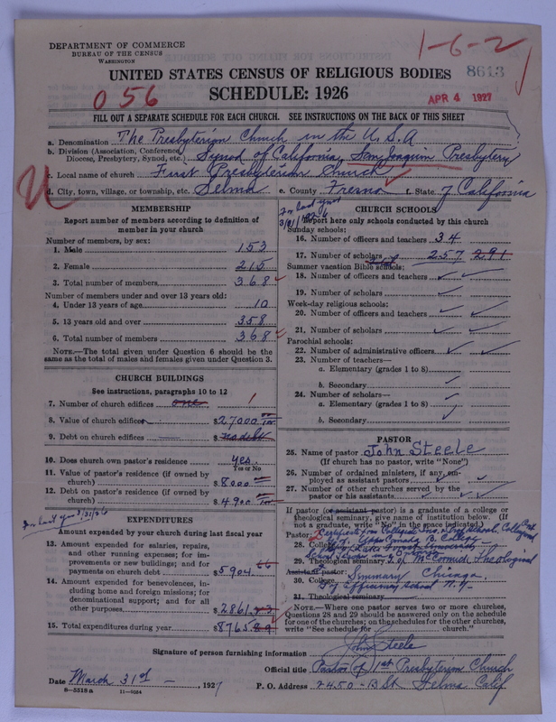 Scan of Presbyterian Church in the United States of America: 8613