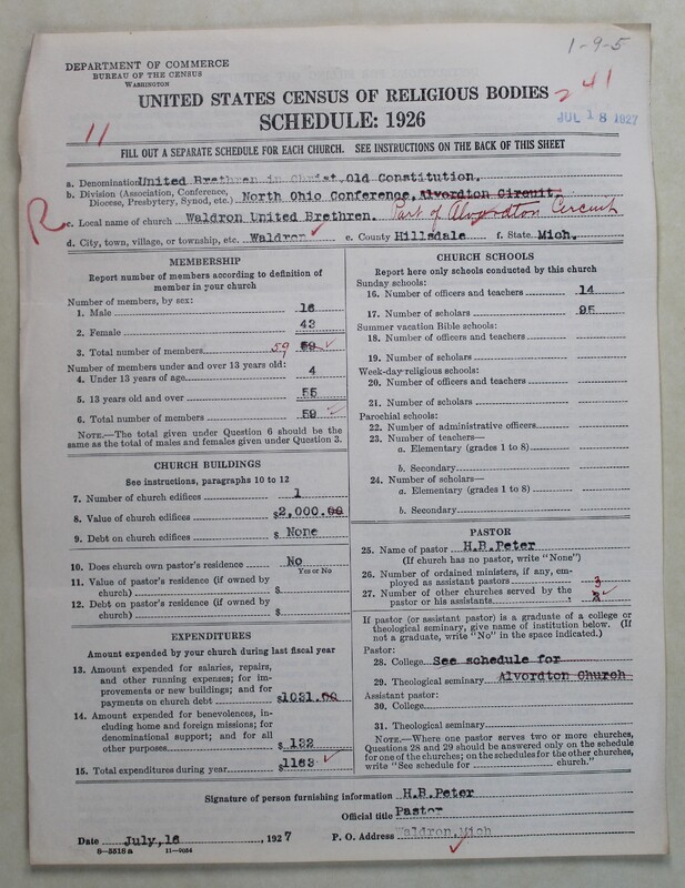 Scan of Church of the United Brethren in Christ (Old Constitution): 241