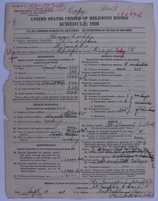 Scan of Roman Catholic Church: 19097b